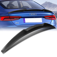 For 2018-2022 Audi A5 S5 RS5 Sportback V-Style Carbon Fiber Trunk Spoiler Wing