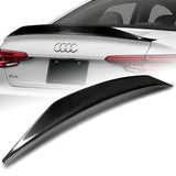 For 2017-2022 Audi A4 S4 S-Line B9 STP-Style Carbon Fiber Trunk Lid Spoiler Wing