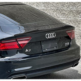 For 2013-2017 Audi A7 S7 RS7 V-Style Carbon Fiber Rear Trunk Lid Spoiler Wing