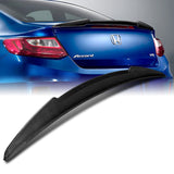 For 2013-2017 Honda Accord Coupe 2DR V-Style Carbon Fiber Trunk Lid Spoiler Wing