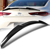 For 2017-2022 Infiniti Q60 Coupe V-Style Real Carbon Fiber Trunk Spoiler Wing