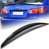 For 2006-2013 Lexus IS250 IS350 STP-Style Real Carbon Fiber Trunk Spoiler Wing