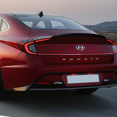 For 2020-2021 Hyundai Sonata OE-Style Real Carbon Fiber Rear Trunk Spoiler Wing