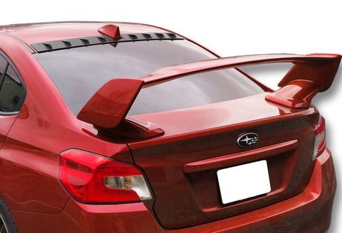 For 2015-2020 Subaru WRX STI Real Carbon Fiber Shark Fin Rear Window Spoiler