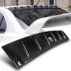 For 2008-2015 Evolution X Carbon Fiber Vortex Generator Roof Spoiler W/ Antenna 5x6 cm
