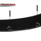 890MM Universal Painted Black Flexible Fender Flares Extra Wide Body Wheel 4PCS