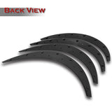 890MM Universal Painted Black Flexible Fender Flares Extra Wide Body Wheel 4PCS