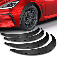 890MM Universal Carbon Painted Flexible Fender Flares Extra Wide Body Wheel 4PCS