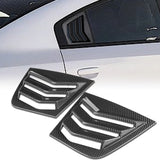 For 2011-2021 Dodge Charger Carbon Look Side Window Louvers Scoop Windshield Cover