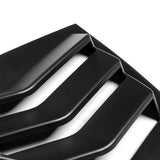 For 2011-2021 Dodge Charger Black Side Window Louvers Scoop Windshield Cover Vent