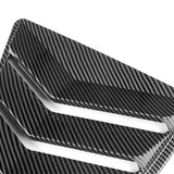 For 2010-2015 Chevy Camaro Carbon Look Side Window Louvers Scoop Cover Vent  2pcs
