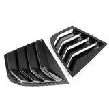 For 2018-2022 Kia Stinger Carbon Look Side Window Louvers Scoop Cover Vent   2pcs