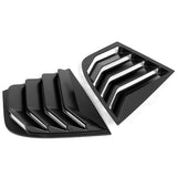 For 2018-2022 Kia Stinger ABS Black Side Window Louvers Scoop Cover Vent   2pcs