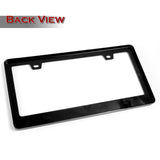 2 x Black Diamond Cut Style Car License Plate Frame Cover Front Or Rear US Size  (2 pieces)