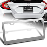 1 x Silver Aluminum Alloy Car License Plate Frame Cover Front Or Rear US Size