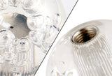 W-Power Ball 60mm Manual Transmission Clear Diamond Crystal Bubble Shift Knob