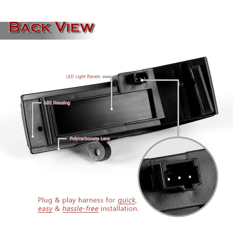 For 2015-2020 Ford F-150 Smoke Side Mirror Sequential LED Running Signal Lights