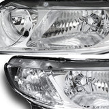 For 2006-2011 Honda Civic 4DR/Sedan Chrome Housing Headlights with Clear Reflector