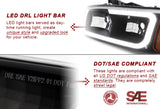 For 1999 - 2006 GMC Sierra/Yukon XL 1500 2500 G2 DRL LED Black Amber Headlights + Bumper Lamp