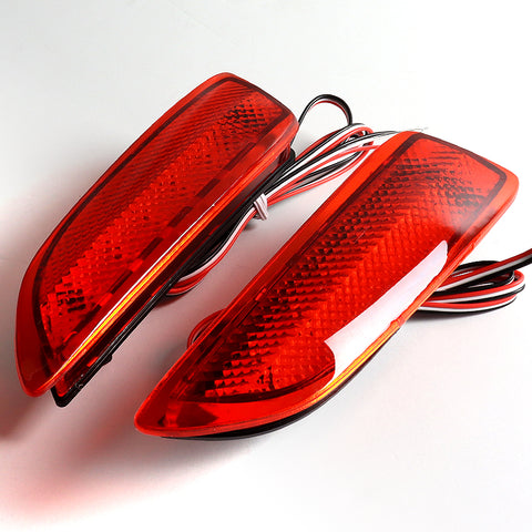 For 2011-2013 Lexus CT200h Toyota Corolla Red Len LED Bumper Brake Light Lamps