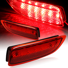 For 2011-2013 Lexus CT200h Toyota Corolla Red Len LED Bumper Brake Light Lamps
