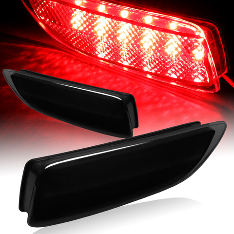 For 2011-2013 Lexus CT200h Toyota Corolla Smoke Len LED Bumper Brake Light Lamps