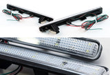 For 2009-2014 Acura TSX Clear Lens 48-LED Rear Bumper Reflector Brake Light Lamp