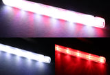 For 2009-2014 Acura TSX Clear Lens 48-LED Rear Bumper Reflector Brake Light Lamp