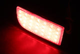 For 2003-2014 Mercedes-Benz Viano Red Lens LED Rear Bumper Reflector Brake Lights