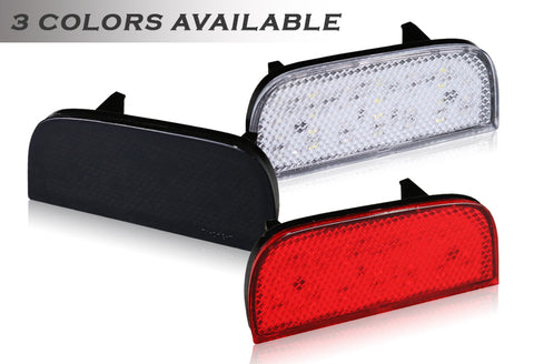 For 2016-2019 Honda Civic Smoke Lens 54-LED Rear Bumper Reflector Brake Lights