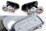 For 2016-2019 Honda Civic Smoke Lens 54-LED Rear Bumper Reflector Brake Lights