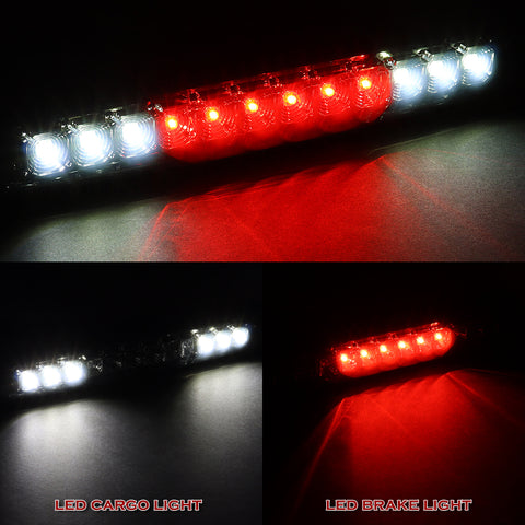For 2007-2013 Silverado/Sierra Smoke Lens LED Third 3RD Brake Light W/Cargo Lamp