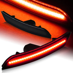 For 2016-2020 Chevy Camaro Smoke Lens LED Rear Turn Signal Side Marker Lights