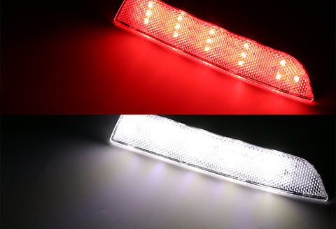 For 2014-2020 Mercedes-Benz Vito Valente Metris Clear 60-LED Rear Bumper Brake Light