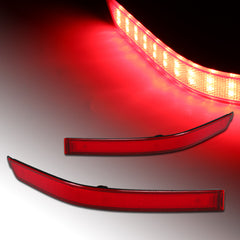 For 2015-2019 Volkswagen Transporter  T6 Multivan Caravelle Red Lens LED Rear Bumper Stop Brake Light