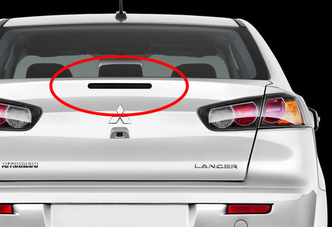 For 2008-2017 Mitsubishi Lancer EVO LED Smoke Lens 3RD Brake Stop Light Lamp