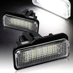 For 2003-2009 Mercedes-Benz E-Class W211 White 18-SMD LED License Plate Lights