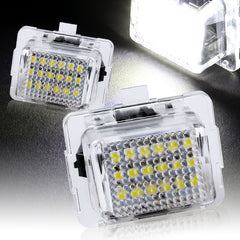 For 2006-2012 Mercedes Benz W221 S550 S600 S63 S65 18-SMD LED License Plate Lights