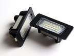 For BMW E60 E61 E70 E71 E82 E84 E88 White 6000K 24-SMD LED License Plate Lights