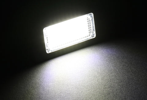 For BMW E60 E61 E70 E71 E82 E84 E88 White 6000K 24-SMD LED License Plate Lights