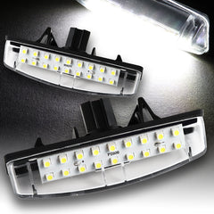For Toyota Camry/Sienna/Echo/Scion tC 6000K 18-SMD White LED License Plate Light