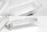 For Smart Fortwo Coupe Convertible 450 451 White 18-SMD LED License Plate Lights