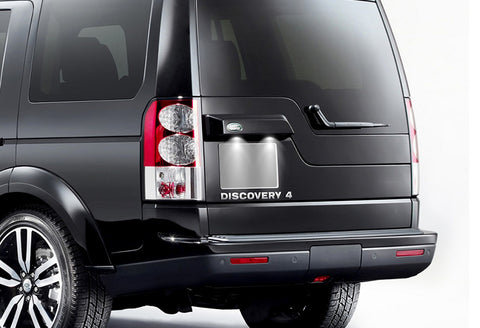 For Range Rover Sport Discovery Land Rover LR2 LR3 LR4 / L319 L320 L359 White LED License Plate Lights