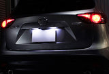 For 03-08 Mazda 6/13-16 Mazda CX-5  CX-7 Super White 18-SMD LED License Plate Lights