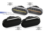 For 2001-2009 Honda Civic Black/Clear Amber LED Turn Signal Side Marker Lights