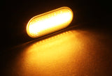 For 2001-2009 Honda Civic Smoke Lens Amber LED Turn Signal Side Marker Lights