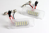 For 2005-2011 Mercedes-Benz ML-Class W164 White 18-SMD LED License Plate Lights