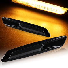 For BMW 1/3/5-Series F10 Style Smoke Amber LED Turn Signal Side Marker Lights