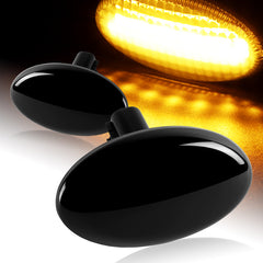 For Subaru Impreza WRX STi Forester Smoked Lens LED Signal Side Marker Lights