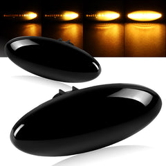 For Toyota Corolla RAV-4 Yaris Smoke Sequential LED Signal Side Marker Lights